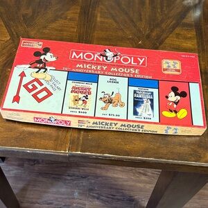 Monopoly Mickey Mouse 75th Anniversary Collector's Edition - brand new